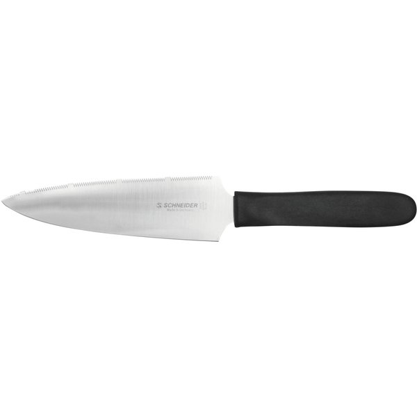 Schneider Coltello per dolci seghetto fine, bordo liscio; lunghezza lama 16 cm, 16 cm (L); nero