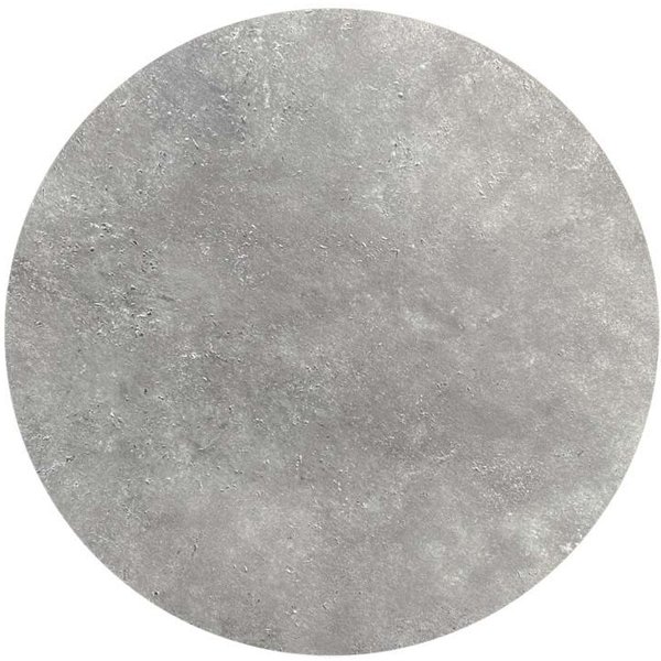 Piano tavolo rotondo in HPL Feros; 70x70x1.2 cm (LxLxH); sabbia; rotonda