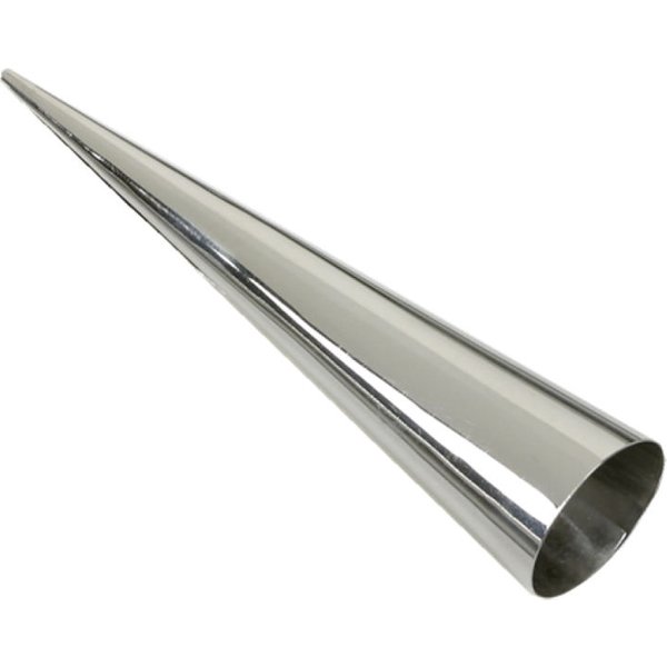 Moule à écailles/ moule à croissants - droit Schneider; 9x2.5 cm (LxØ); inox