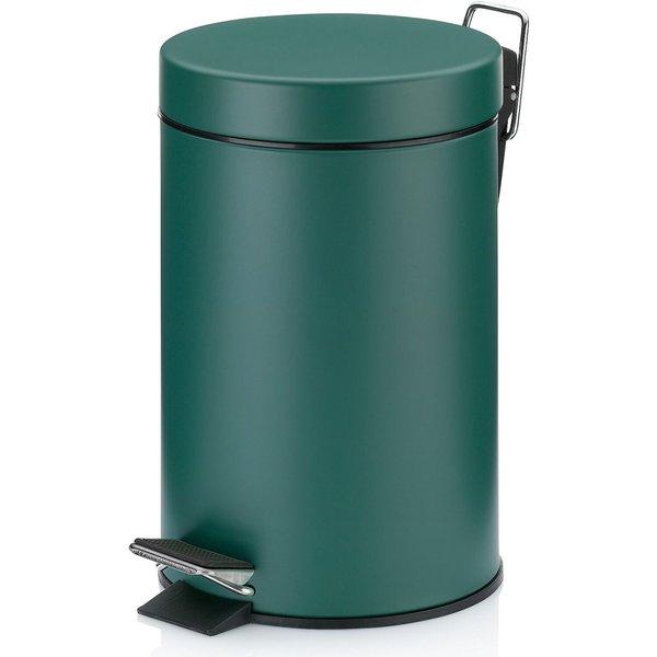 kela Poubelle à pédale Monaco ; 300 cl, 17x26 cm (ØxH); vert foncé