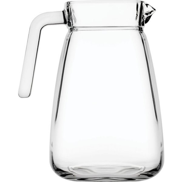Pichet verre Carré 1,8 l Pasabahçe; 1.8 l, 9.5x9.5x20.4 cm (LxlxH); transparent; 8 pièce(s) / Lot