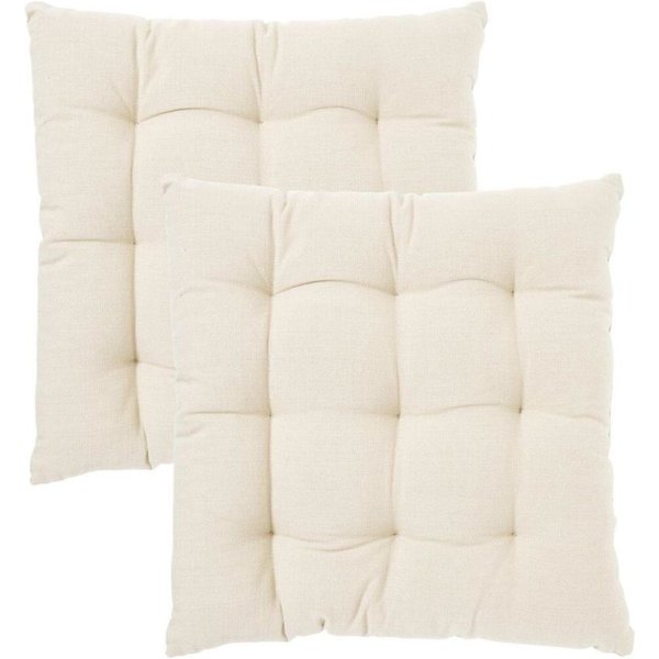 Coussin de chaise Louie 2P Svanefors; 40x40 cm (lxL); beige; uni; 2 pièce(s) / Lot