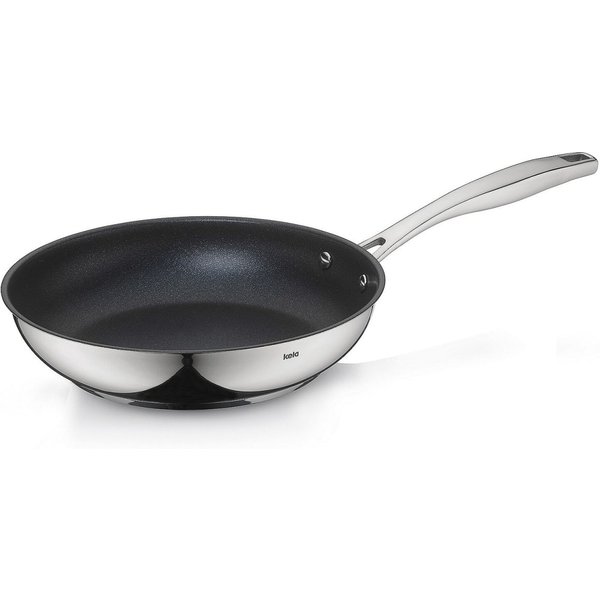 kela Poêle Flavoria en inox 18/10 avec revêtement antiadhésif; 24x5.5 cm (ØxH); argenté; rond(e)