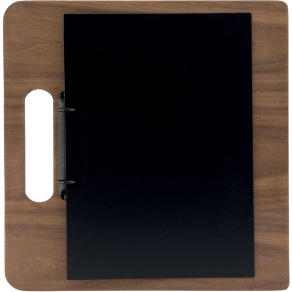 Portamenu A4 Walnut con 2 anelli Securit; 3x32.5x30 cm (LxLxH); marrone