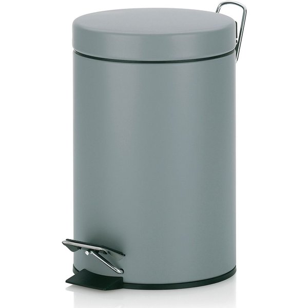 kela Poubelle à pédale Monaco ; 300 cl, 17x26 cm (ØxH); gris clair