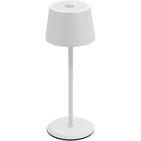 Lampada da tavolo LED senza fili Monte-Carlo - Bianco - Interno/Esterno - Cavo magnetico incluso Securit; 7.5x7.5x22 cm (LxLxH); bianco