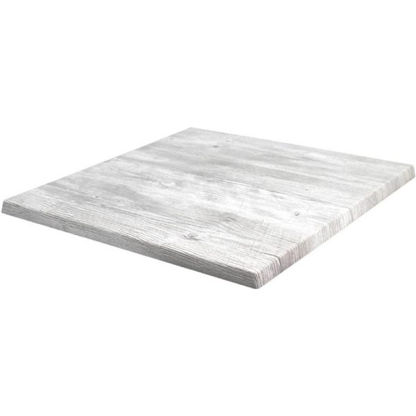 Ligne CHR Plateau de table Werzalit; 60x3 cm (lxH); gris; rectangulaire