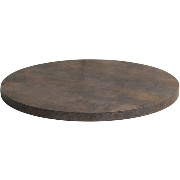 Ligne CHR Plateau de table Tavola ; 60x3 cm (lxH); brun; rond(e)