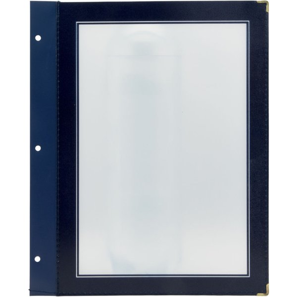 Lot de 5 Inserts pour Cartes A4 Wood - Bleu - 2 vues Securit; bleu