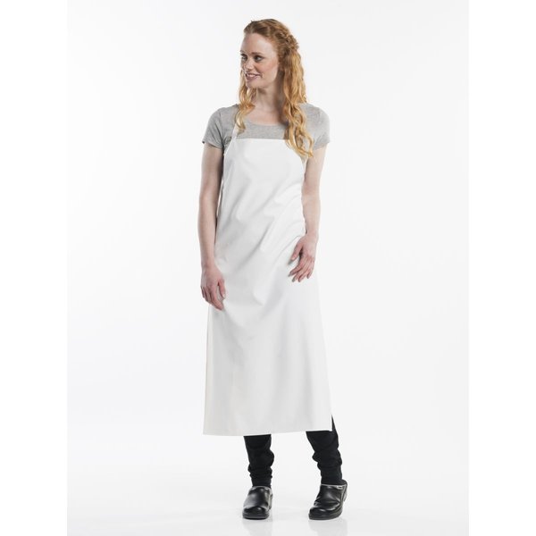 Tablier à bavette Waterproof White l75 - L110 cm Chaud Devant; 110x75 cm (Lxl); blanc