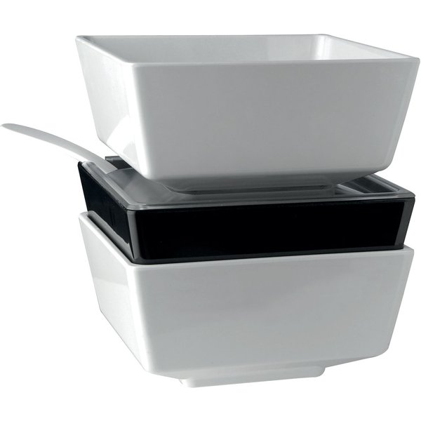APS Saladier Float carré; 1.9 l, 19x19x9.5 cm (LxlxH); blanc; carré(e)
