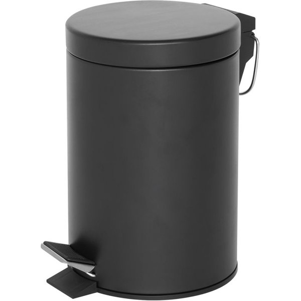 Poubelle à pédale Croft 3L CORBY; 23x17x25.5x23 cm (LxlxHxP); noir