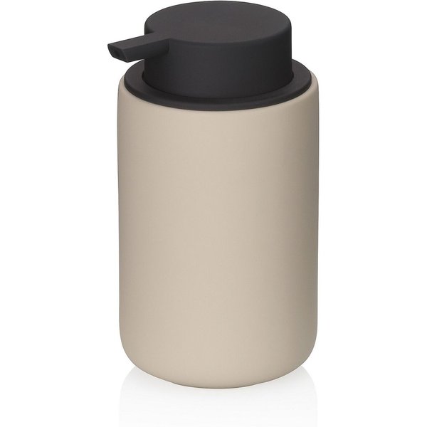 Dispenser per sapone Sana in ceramica kela; 14.5 cm (H); beige; rotonda