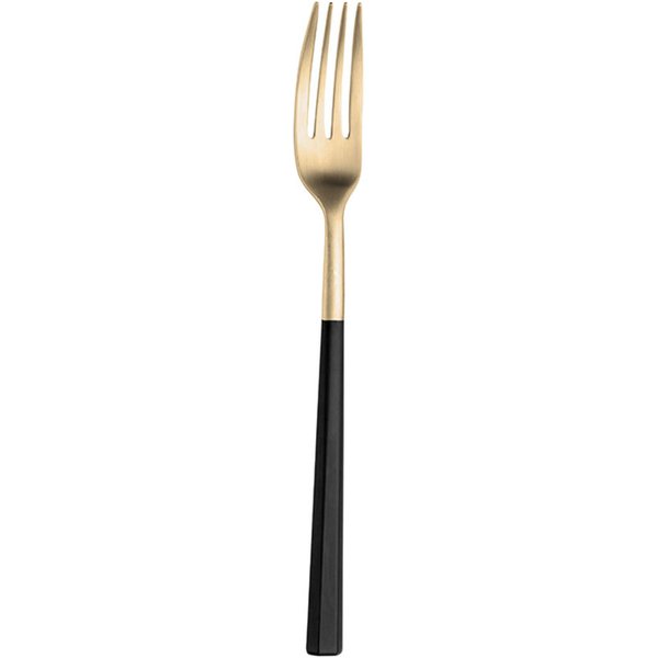 12x Pintinox Forchetta da tavola HIVE Satin Black Treasure Honey; 21 cm (L); giallo; 12 pz. / Pacco