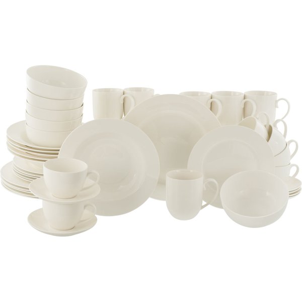 CreaTable Fleur Royal (NBC) - Service combiné 42 pcs.; blanc