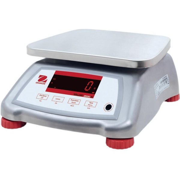Ohaus Balance de cuisine étanche, portée 6 kg; 25.6x12.1 cm (lxH); multicolore