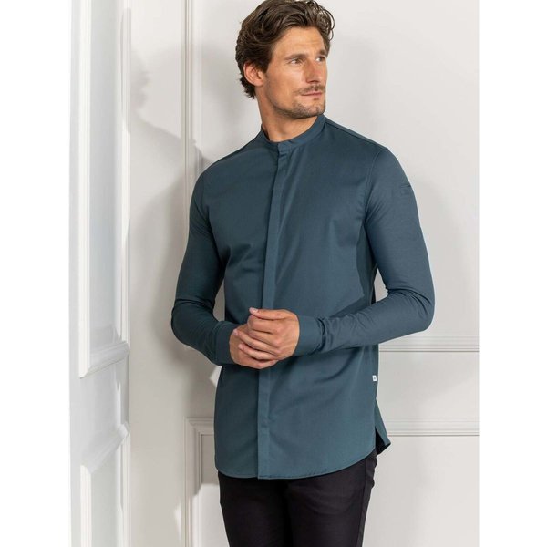 Le Nouveau Chef Veste de cuisine homme Julien couleur; Taille M; turquoise