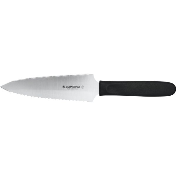 Schneider Coltello per dolci lama fine seghettata; lunghezza lama 16 cm, 30 cm (L); nero