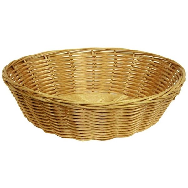 20x Prolinea Corbeille à pain ronde Ø 21x H 6 cm; 21x6 cm (lxH); beige; 20 pièce(s) / Lot