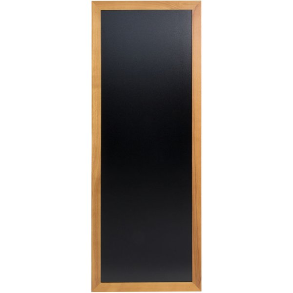 Ardoise murale Long - finition teck laqué - kit de fixation inclus Securit; 56x150 cm (lxH); brun