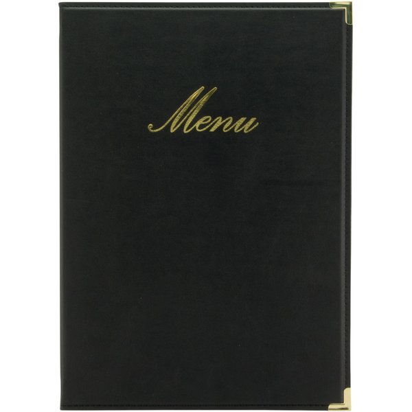 Portamenu A4 Classic Securit; 24.5x34 cm (LxH); nero