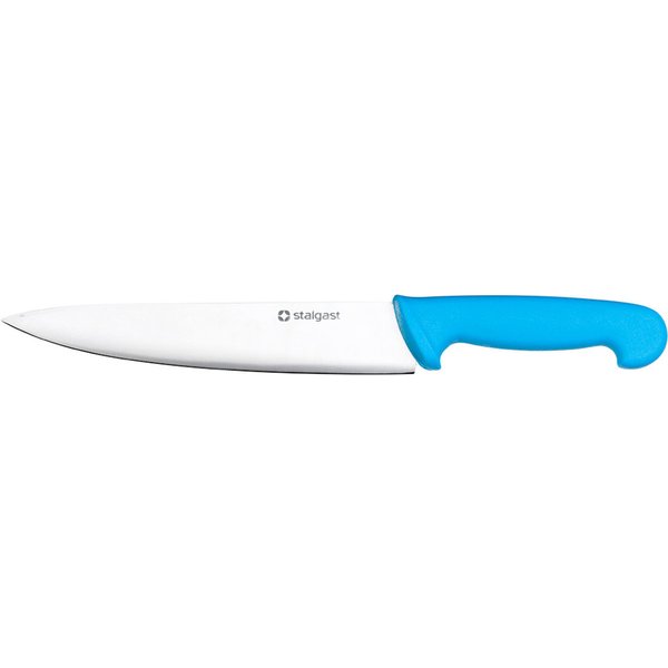 Stalgast Couteau de cuisine, HACCP, lame inox; 22 cm (L); bleu