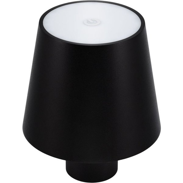 Lampada da tavolo a LED senza fili Paris per interni/esterni Securit; 11x11x12.5 cm (LxLxH); nero