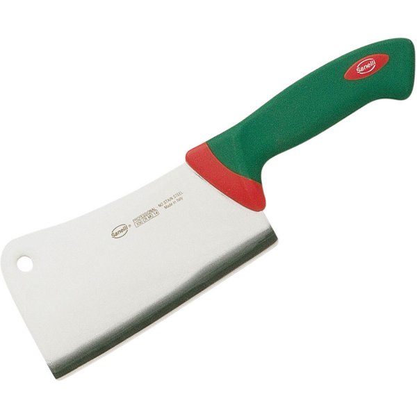 Sanelli Couteau hachoir Sanelli, manche ergonomique; 16 cm (L); vert