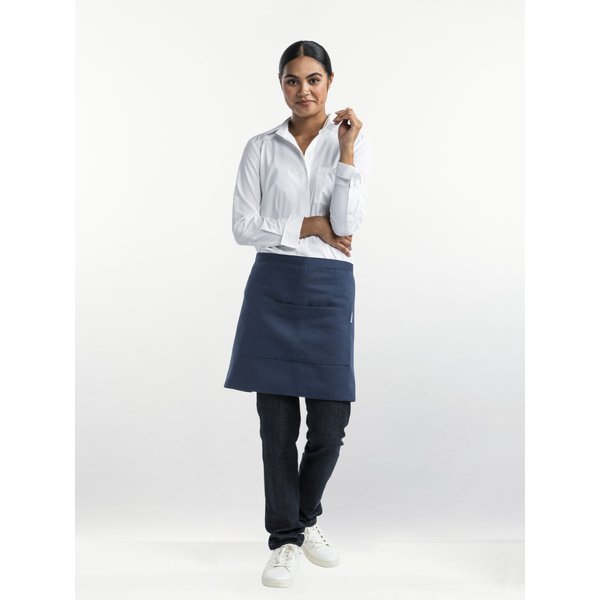 Chaud Devant Tablier Chef Nordic Blue l90 - L45 cm; 45x90 cm (Lxl); bleu foncé