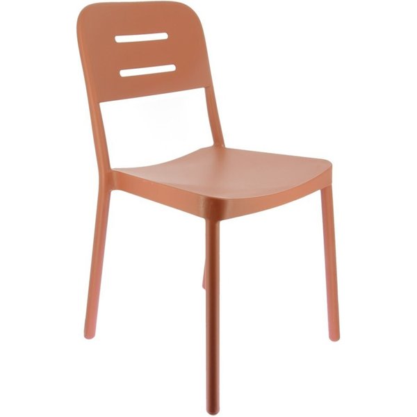 Chaise Terra Ligne CHR; 53x47x84 cm (lxPxH); rouge; 4 pièce(s) / Lot