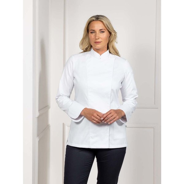 Veste de cuisine femme Lynn Le Nouveau Chef; Taille XL; blanc