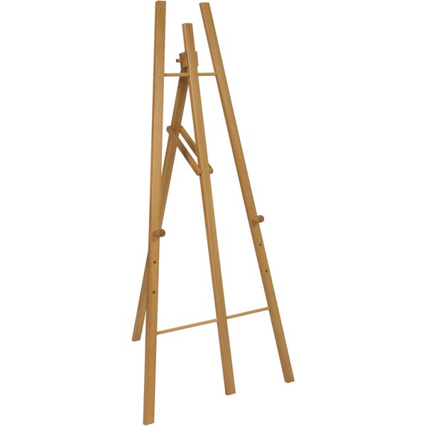Chevalet Easel - Bois finition teck laqué - 165cm Securit; 74x165 cm (lxH); brun