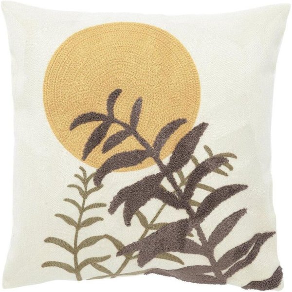 Housse de coussin Zen Svanefors; 45x45 cm (lxL); jaune