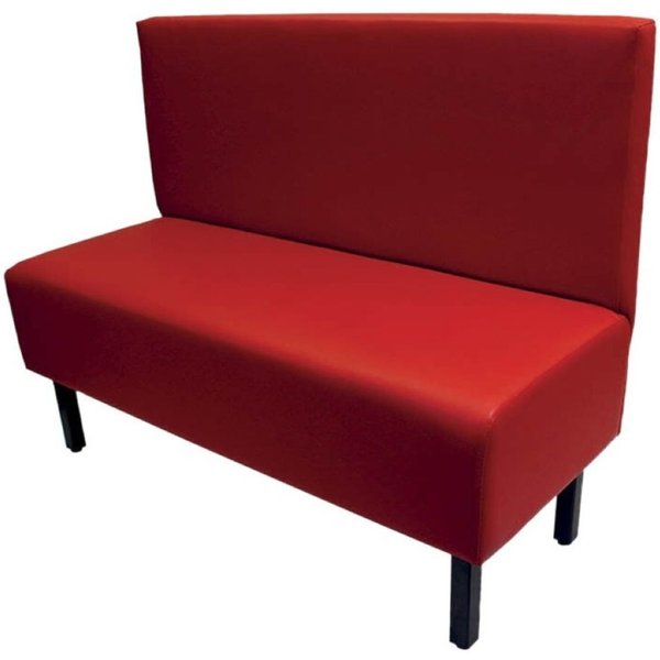 Banquette Rotterdam Ligne CHR; 49x120x92 cm (lxPxH); rouge