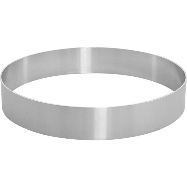 Schneider Anello per dessert e torte; 4x28 cm (HxØ); argento