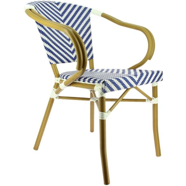 Ligne CHR Fauteuil Olya; 63x56x81 cm (lxPxH); bleu