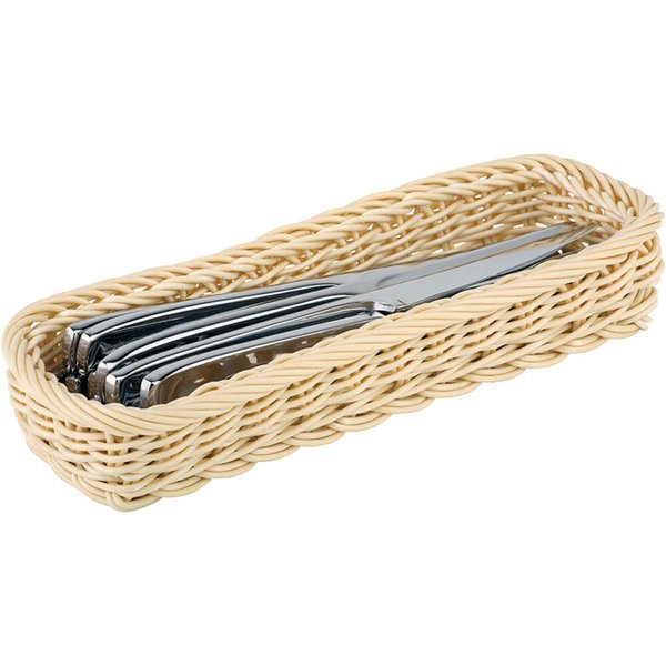 Panier à couverts en polypropylène Stalgast; 27x5 cm (lxH); brun