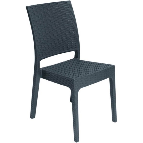 Ligne CHR Chaise Porquerolles Florida; 56x44x87 cm (lxPxH); gris