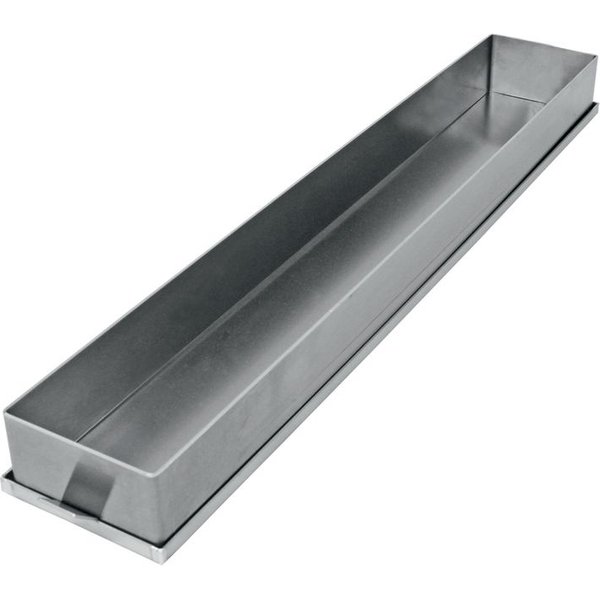 Schneider Plaque à gâteaux découpée en 2 parties; 58x10x5 cm (LxlxH); argenté