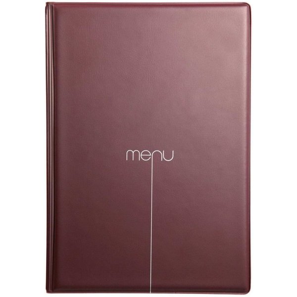 Porta Menu RISTO A5 BORDEAUX DAG Style; 16.5x23.8 cm (LxL); bordeaux; 6 viste