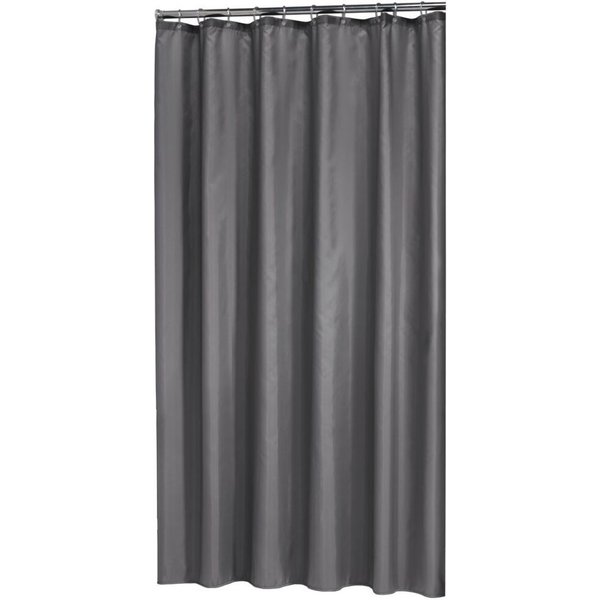 Rideau de douche Madeira 180x200 cm en polyester Sealskin; 180x200 cm (LxH); gris