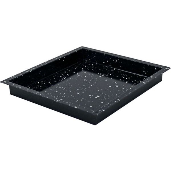 Plaque de cuisson GN 2/3 granit émaillé Schneider; GN 2/3, 35.5x32.5x4 cm (LxlxH); noir; rectangulaire