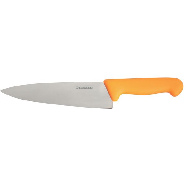 Schneider Coltello da cucina; lunghezza lama 20 cm; giallo
