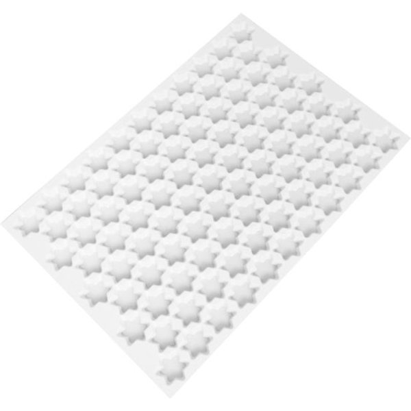 Schneider Placca per pasta frolla a forma di stella; 58x39x3.5 cm (LxLxØ); bianco