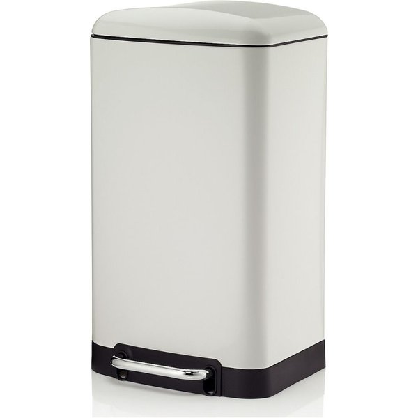 Poubelle à pédale Davino silent close kela; 30 l, 34x30.5x61 cm (LxlxH); blanc