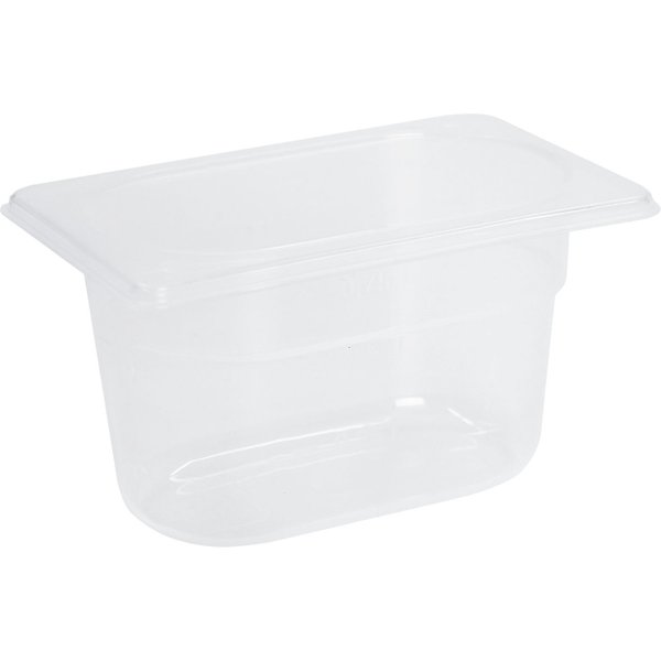 Bac Gastro GN 1/9 en polypropylène Schneider; GN 1/9, 0.9 l, 10 cm (P); transparent