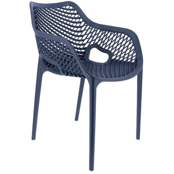 Fauteuil Air Ligne CHR; 57x60x83 cm (lxPxH); gris; 4 pièce(s) / Lot