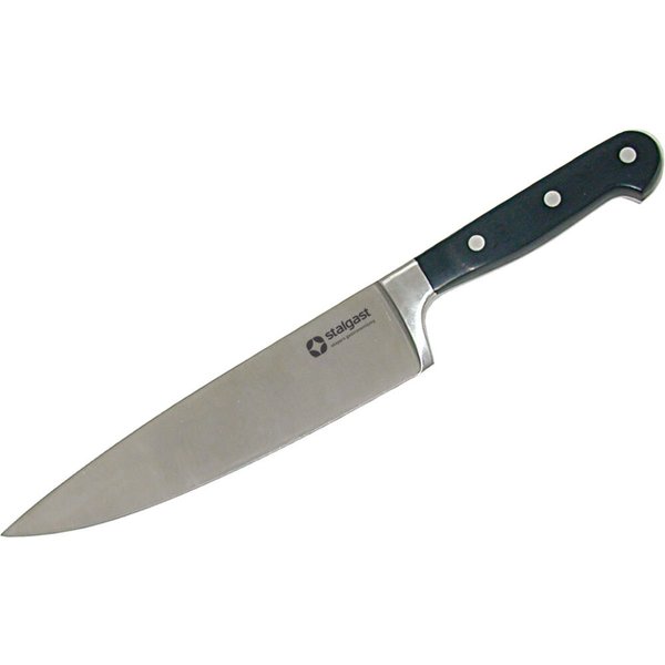 Stalgast Coltello da chef , lama forgiata; 20.5 cm (L); nero