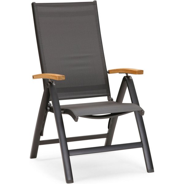 Barths Fauteuil Cavalese; 62x67x110 cm (lxPxH); brun/anthracite