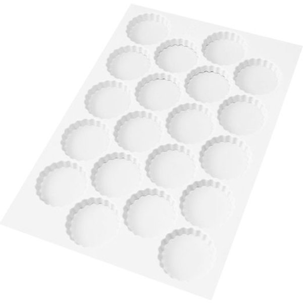 Schneider Tapis de découpe rond,dentelé; 58x39x9 cm (LxlxØ); blanc
